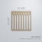 Ekena Millwork Medium Cedar Park Decorative Fretwork Wood Wall Panels, Hickory, 15 3/8"W x 15 3/8"H x 3/8"T WALW16X16X0375CRPHI - alternate 4